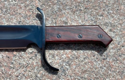 Cold Steel Frontier 1917 Bowiekniv med rosentræskæfte og læderskede