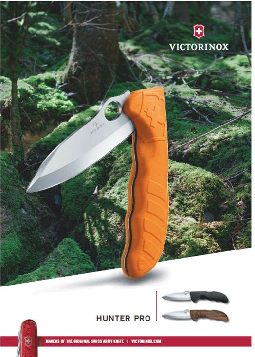 Victorinox Hunter Pro Serie enhåndsbetjente foldeknive